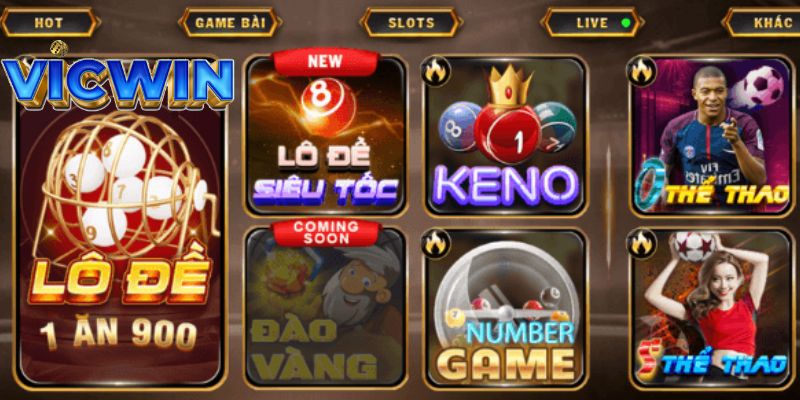 kho game hot nhà cai vicwin